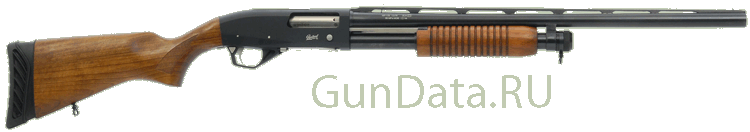 Ружье МР - 135 с деревянным прикладом и цевьем.