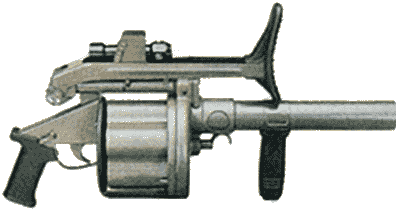 Гранатомет Армскорп МГЛ 6 (Armscorp MGL 6)