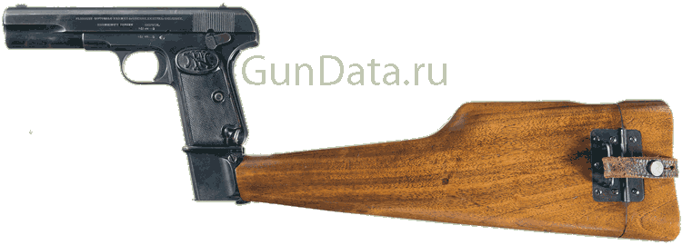 Пистолета Браунинга обр. 1903 года с приставной кобурой - прикладом