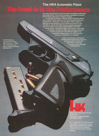 Пистолет Хеклер Кох 4 (Heckler & Koch 4)