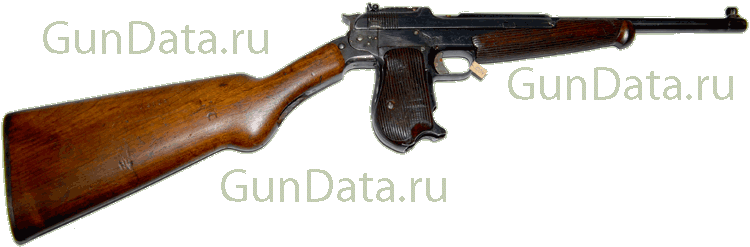 Пистолет Токарева обр. 1929 года с примкнутым прикладом