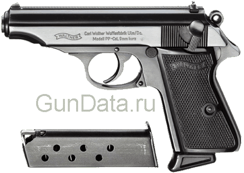 Немецкий пистолет Вальтер ПП (Walther PP, Polizeipistole — полицейский пистолет)