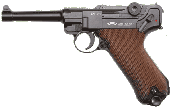 Пневматический пистолет Gletcher P08 (Глетчер П08)
