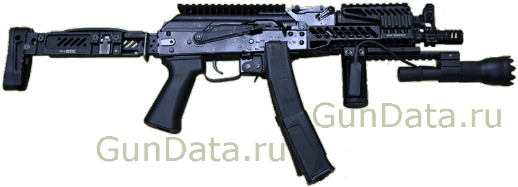Пистолет-пулемет Витязь-СН с "обвесом" от компании Зенит (торговая марка "Зенитка").