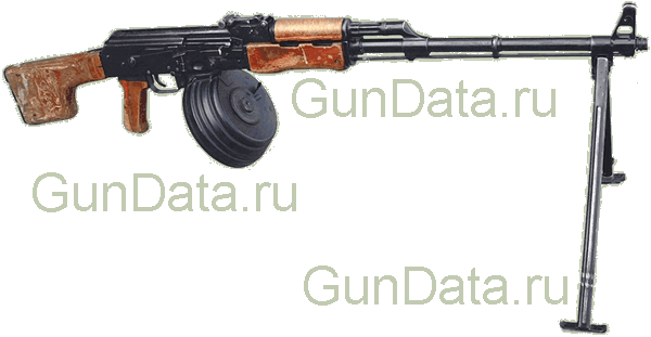 Ручной пулемет Калашникова РПК с дисковым магазином