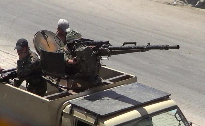 Пулемет КПВ Сирийской армии, фото 1012 года