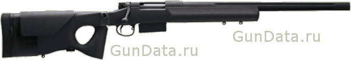 Снайперская винтовка H-S Precision HTR со  стволом длиной 20 дюймов (508 мм) и складным прикладом.